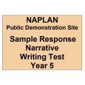 NAPLAN Demo Answers Writing Narrative Year 5